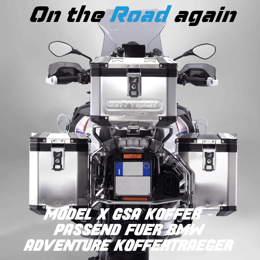 NEUES Video: Model X GSA Koffer - die Reisekoffer passend für BMW Adventure Kofferrahmen