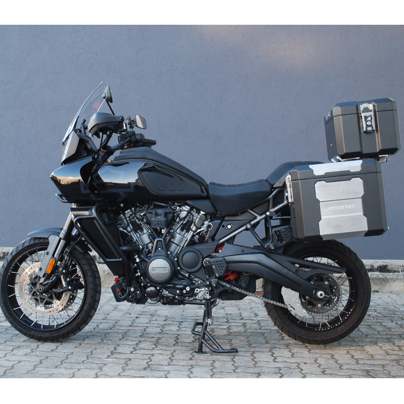 Superleggera und Model X Motorradkoffer für die Harley Panamerica 1250