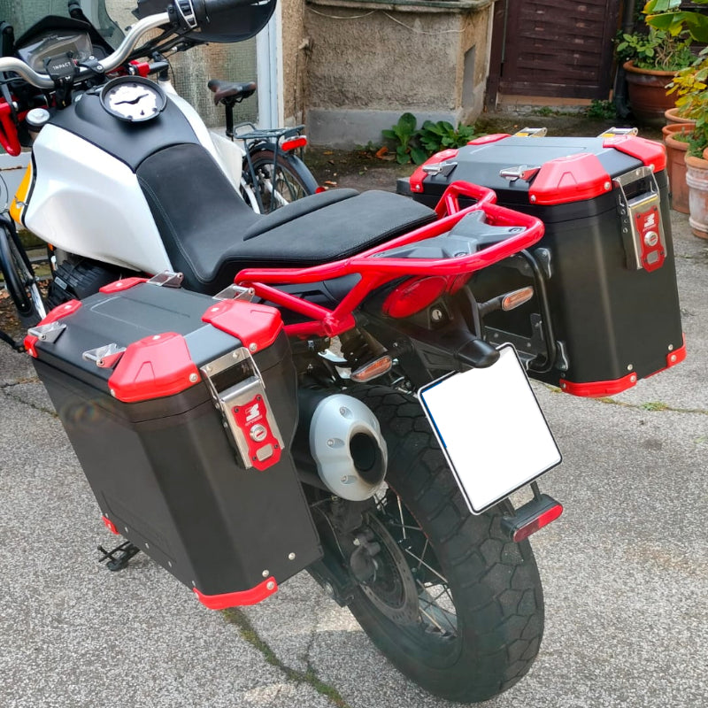 Alukoffer Model X Serie - Moto Guzzi V85 TT bis 23 - MyTech
