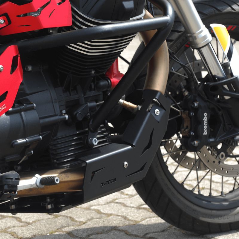 Krümmerschutz aus Aluminium Set - Moto Guzzi V85 TT - MyTech