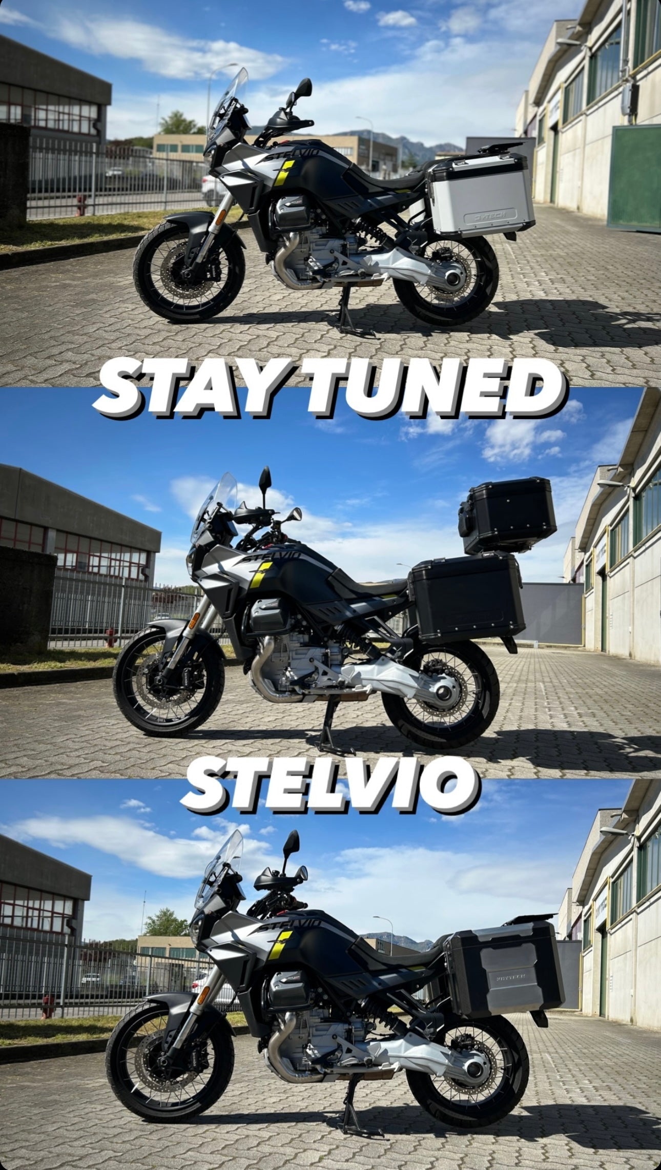 MyTech Koffer für die NEUE Moto Guzzi Stelvio 2024