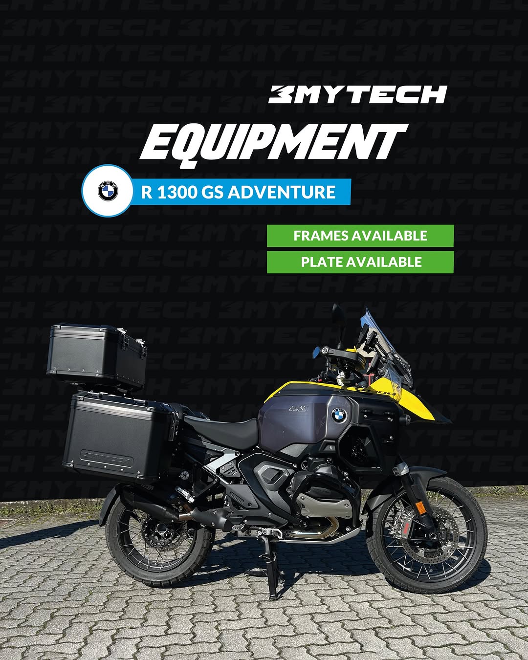 Endlich da: Der MyTech Kofferträger für die neue BMW R1300GS Adventure!