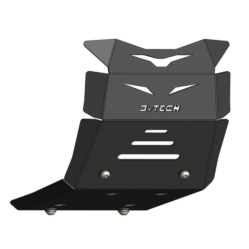 Motorschutz aus Aluminium schwarz - Moto Guzzi V85 TT - MyTech