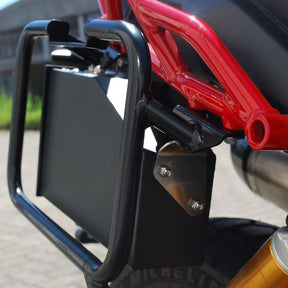 Werkzeugkiste Toolbox silber - Moto Guzzi V85 TT  - MyTech